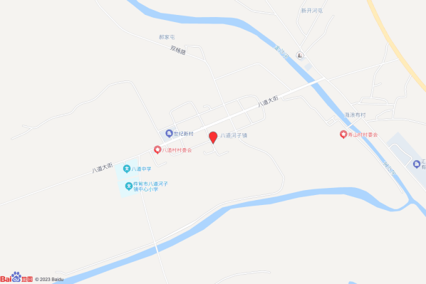 八道河子镇政府西侧